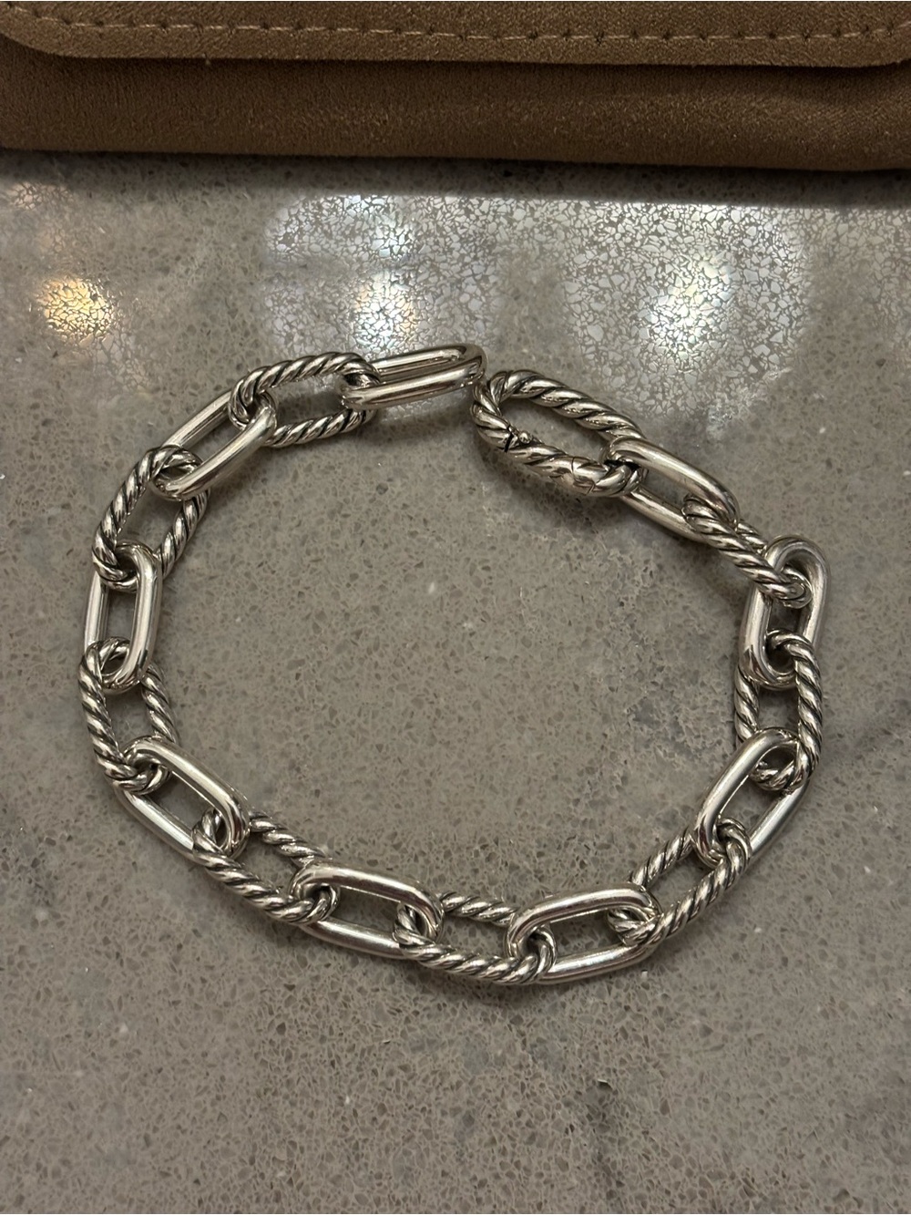 David Yurman Sterling Silver Madison Chain Bracelet updated with DY stamp photo - Picture 3 of 13